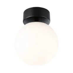 Paulmann 71072 Selection Bathroom LED Deckenleuchte Gove 17cm Schwarz Satin 3000K IP44