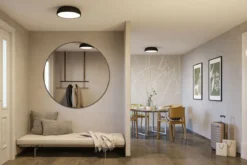 Paulmann 71084 Selection Bathroom LED Deckenleuchte Oka IP44 White Switch Schwarz matt