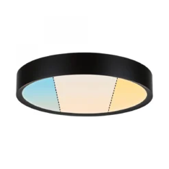 Paulmann 71086 Selection Bathroom LED Deckenleuchte Tega  IP44 White Switch Schwarz