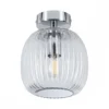 Paulmann 71141 Selection Bathroom Deckenleuchte Ruya Klarglas Chrom E14 IP44
