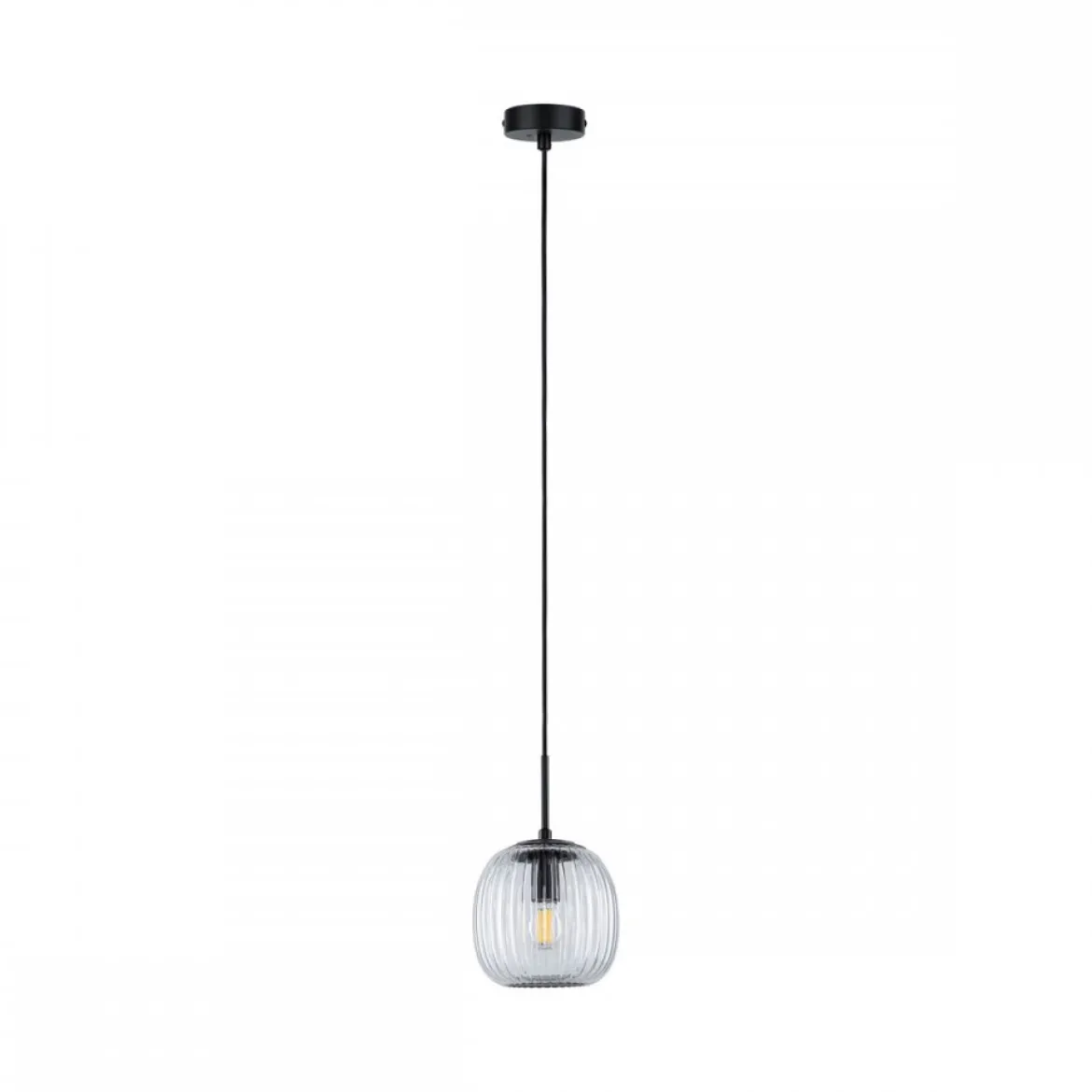 Paulmann 71147 Selection Bathroom Pendelleuchte Ruya Klarglas Schwarz E14 IP44