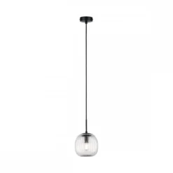 Paulmann 71147 Selection Bathroom Pendelleuchte Ruya Klarglas Schwarz E14 IP44