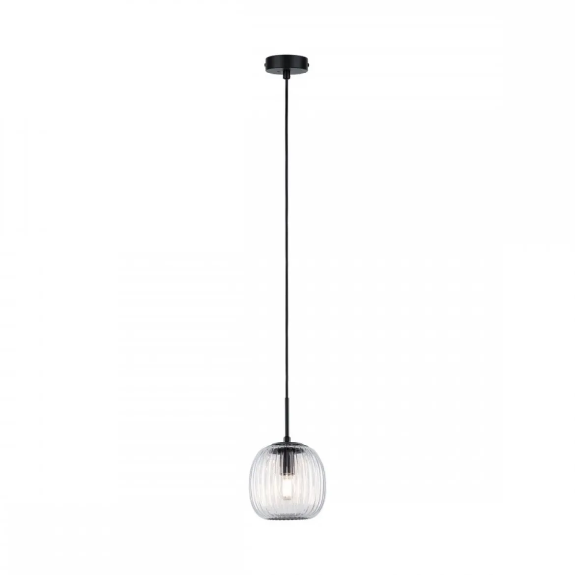 Paulmann 71147 Selection Bathroom Pendelleuchte Ruya Klarglas Schwarz E14 IP44