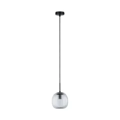 Paulmann 71147 Selection Bathroom Pendelleuchte Ruya Klarglas Schwarz E14 IP44