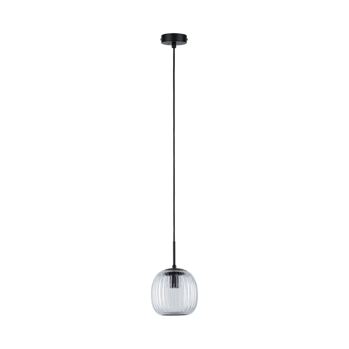 Paulmann 71147 Selection Bathroom Pendelleuchte Ruya Klarglas Schwarz E14 IP44