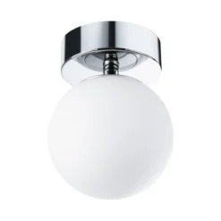 Paulmann 71064 Selection Bathroom LED Deckenleuchte Gove 12cm Chrom Satin 3000K IP44
