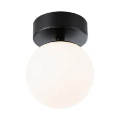 Paulmann 71071 Selection Bathroom LED Deckenleuchte Gove 12cm Schwarz Satin 3000K IP44