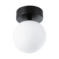 Paulmann 71071 Selection Bathroom LED Deckenleuchte Gove 12cm Schwarz Satin 3000K IP44
