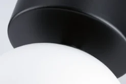 Paulmann 71071 Selection Bathroom LED Deckenleuchte Gove 12cm Schwarz Satin 3000K IP44