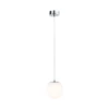 Paulmann 71066 Selection Bathroom LED Pendelleuchte Gove 17cm Chrom Satin 3000K IP44