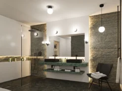 Paulmann 71073 Selection Bathroom LED Pendelleuchte Gove 17cm Schwarz Satin 3000K IP44