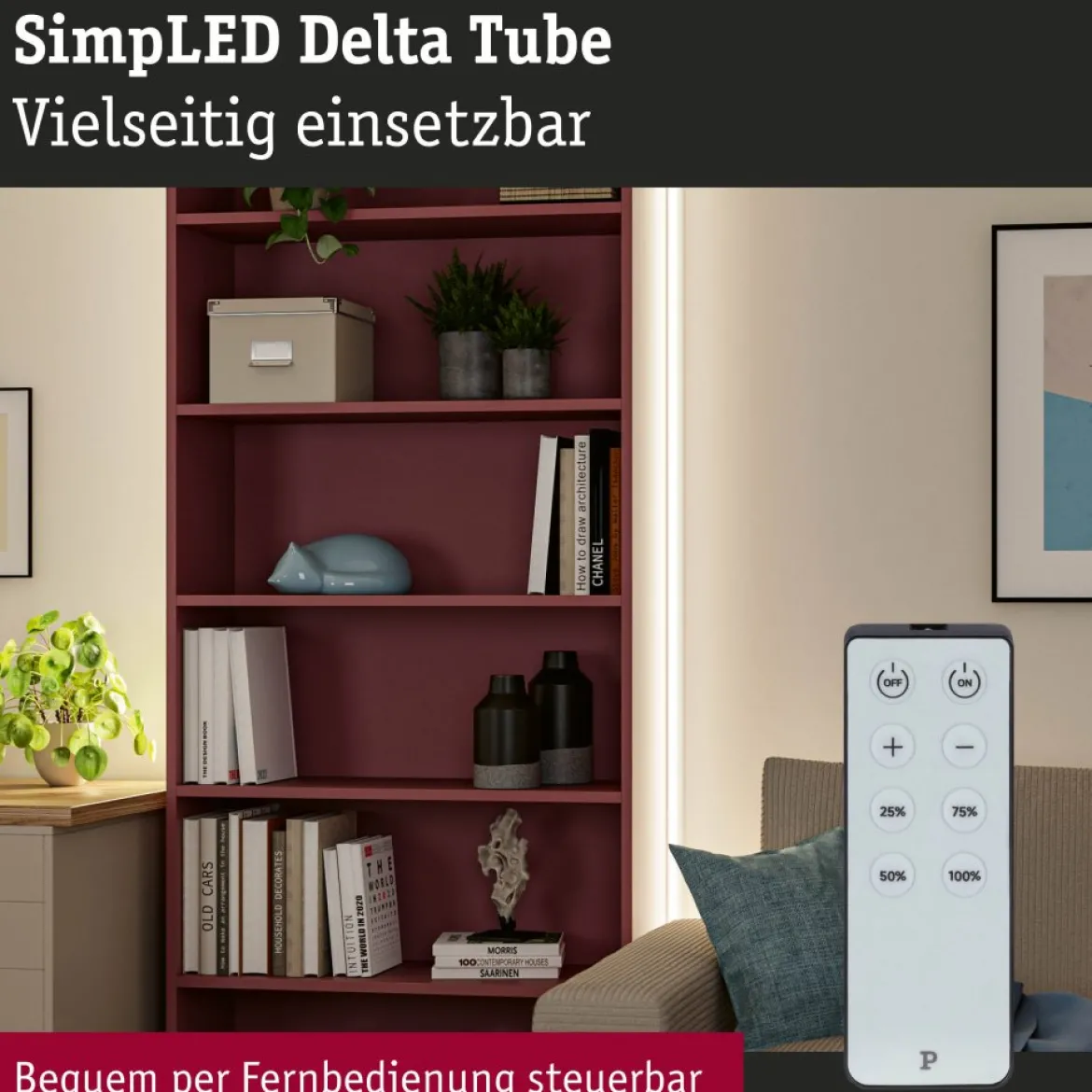 Paulmann 79566 SimpLED LED Strip Delta Komplettset 1m 3000K beschichtet