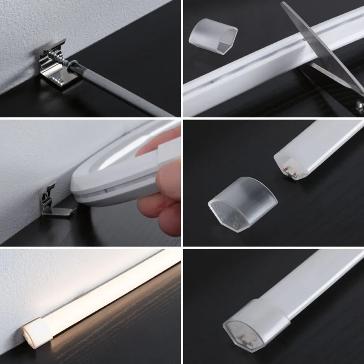 Paulmann 79567 SimpLED LED Strip Delta Komplettset 3m 3000K beschichtet