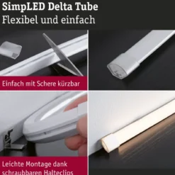 Paulmann 79568 SimpLED LED Strip Delta Komplettset 5m 3000K beschichtet