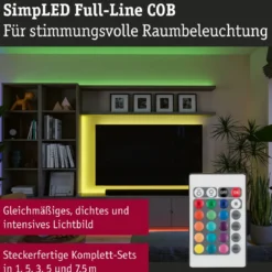 Paulmann 79570 SimpLED LED Strip Full-Line COB Basisset 7,5m RGB