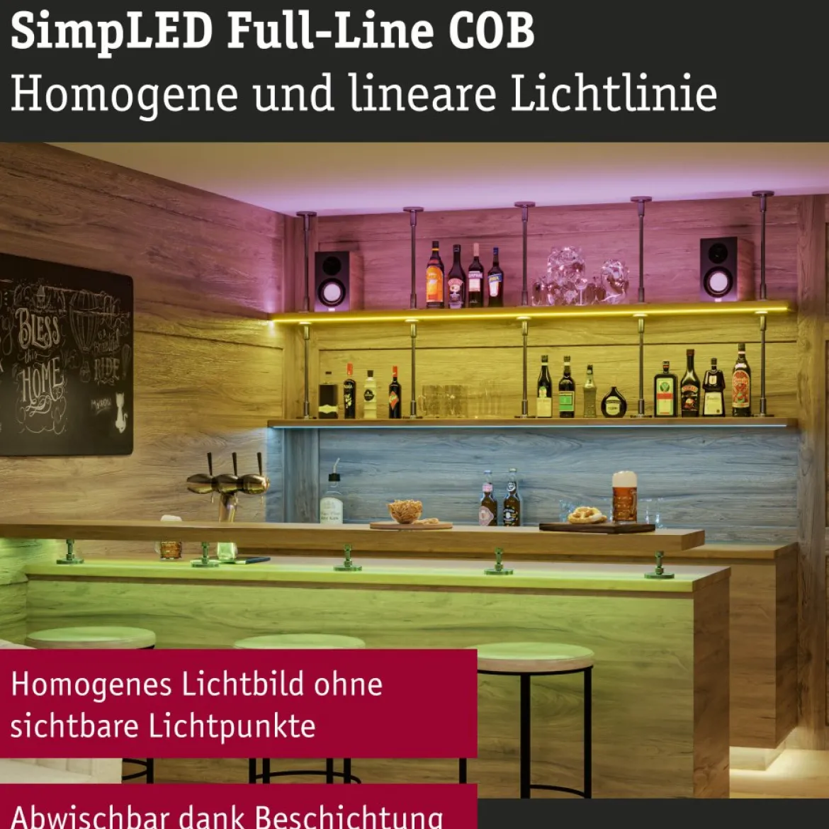Paulmann 79570 SimpLED LED Strip Full-Line COB Basisset 7,5m RGB