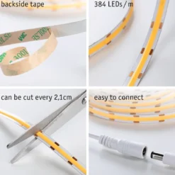 Paulmann 78861 SimpLED LED Strip Full-Line COB Basisset 1,5m 3000K