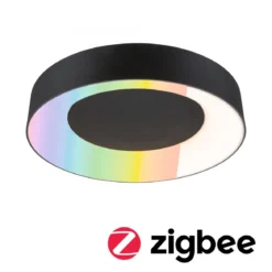 Paulmann 75416 Smart Home LED Deckenleuchte Casca schwarz IP44 RGBW 40cm