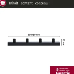 Paulmann 80098 Spiegelleuchte Regula II 4-flammig E14 Chrom IP44