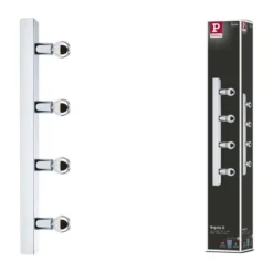 Paulmann 80098 Spiegelleuchte Regula II 4-flammig E14 Chrom IP44