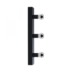 Paulmann 80097 Spiegelleuchte Regula II 3-flammig E14 Schwarz IP44