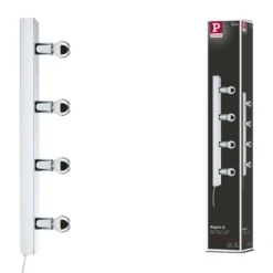Paulmann 80100 Spiegelleuchte Regula II Stecker 4-flammig E14 Chrom IP44