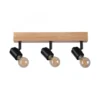 Paulmann 66772 Spotlight Arvid 3-flammig E27 230V max.20W Schwarz Holz