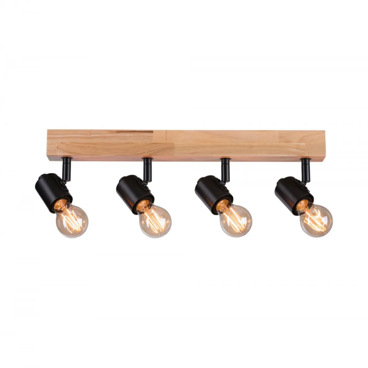 Paulmann 66773 Spotlight Arvid 4-flammig E27 230V max.20W Schwarz Holz