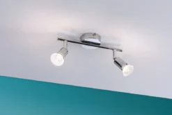 Paulmann 66748 Spotlight Carolina IP44 GU10 230V 2-flammig Chrom