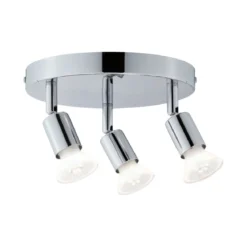 Paulmann 66747 Spotlight Carolina IP44 GU10 230V 3-flammig Chrom