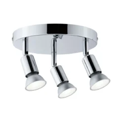 Paulmann 66747 Spotlight Carolina IP44 GU10 230V 3-flammig Chrom