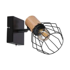 Paulmann 66766 Spotlight Lanka E14 230V max.20W Schwarz Holz