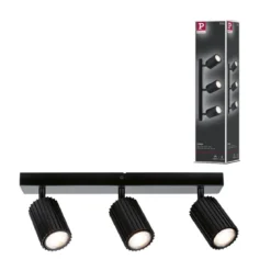 Paulmann 94921 Spotlight Lirena 3-flammig Schwarz GU10 max.10W