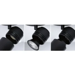 Paulmann 66774 Spotlight Zyli GU10 1-flammig Schwarz matt IP44