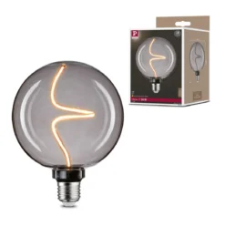 Paulmann 29238 Standard 230V LED Globe 125mm E27 150lm 1800K Rauchglas dimmbar