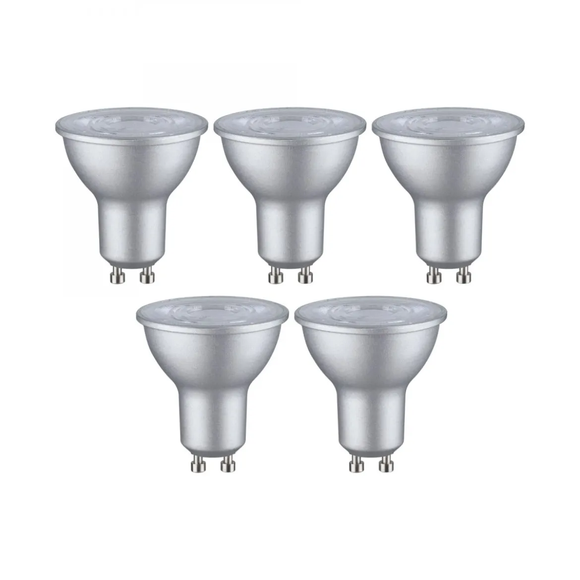 Paulmann 29235 Standard 230V LED Reflektor GU10 5er-Set 460lm 2700K Alu