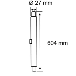 Paulmann 29172 Standard 230V LED Röhre G13 T8 HF 604mm 1150lm 3000K Opal