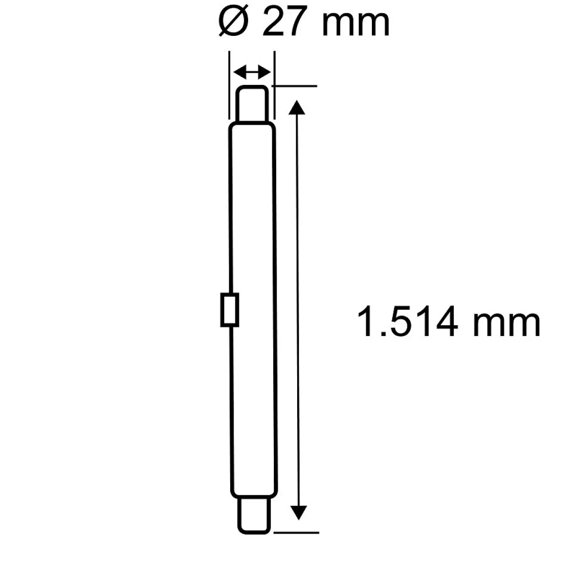 Paulmann 29179 Standard 230V LED Röhre G13 T8 HF 1514mm 3250lm 4000K Opal