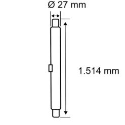 Paulmann 29180 Standard 230V LED Röhre G13 T8 HF 1514mm 3300lm 6500K Opal