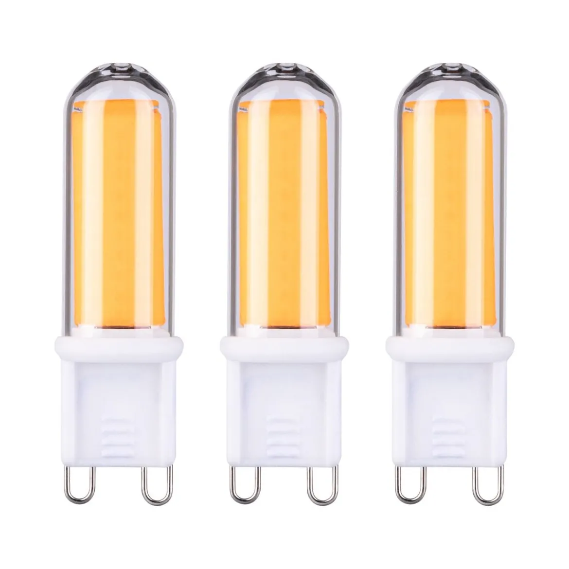 Paulmann 29045 Standard 230V LED Stiftsockel G9 3er-Pack 2700K 470lm klar