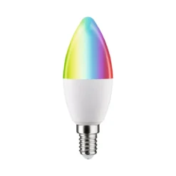 Paulmann 29146 Standard 230V Smart Home Zigbee LED Kerze E14 470lm RGBW matt