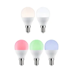 Paulmann 29150 Standard 230V Smart Home Zigbee LED Tropfen E14 470lm RGBW matt