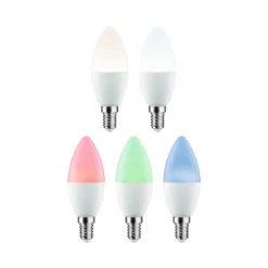 Paulmann 29152 Standard 230V Smart Home Zigbee LED Kerze 3er-Pack E14 470lm RGBW