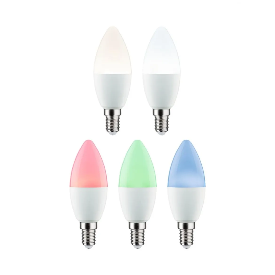 Paulmann 29152 Standard 230V Smart Home Zigbee LED Kerze 3er-Pack E14 470lm RGBW