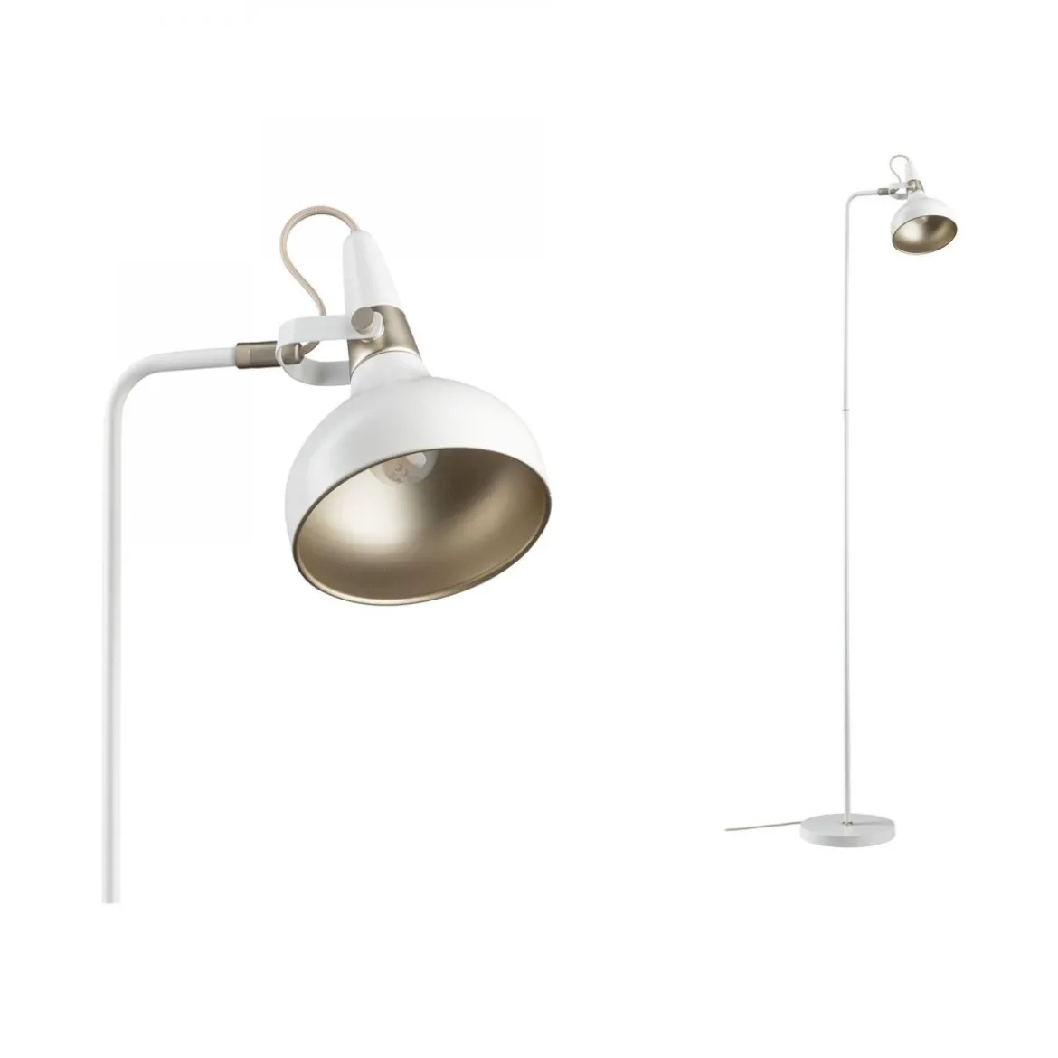 Paulmann 78483 Stehleuchte Neordic Juna Champagner Weiß E14