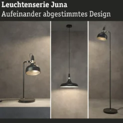 Paulmann 78479 Tischleuchte Neordic Juna Champagner Schwarz E14