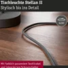 Paulmann 80104 Tischleuchte Stellan II 40cm Grau E27