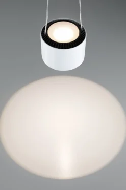 Paulmann 94903 URail LED Pendel Aldan 3000K dimmbar 230V Signalweiß RAL 9003