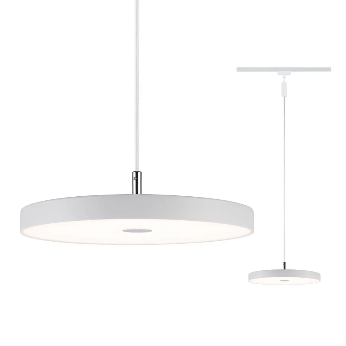 Paulmann 96791 URail LED Pendel Hildor 3000K dimmbar 230V Weiss