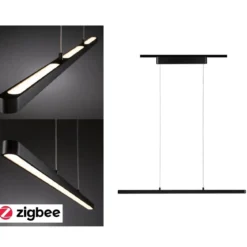 Paulmann 95579 URail LED Pendel Smart Home Zigbee Lento schwarz